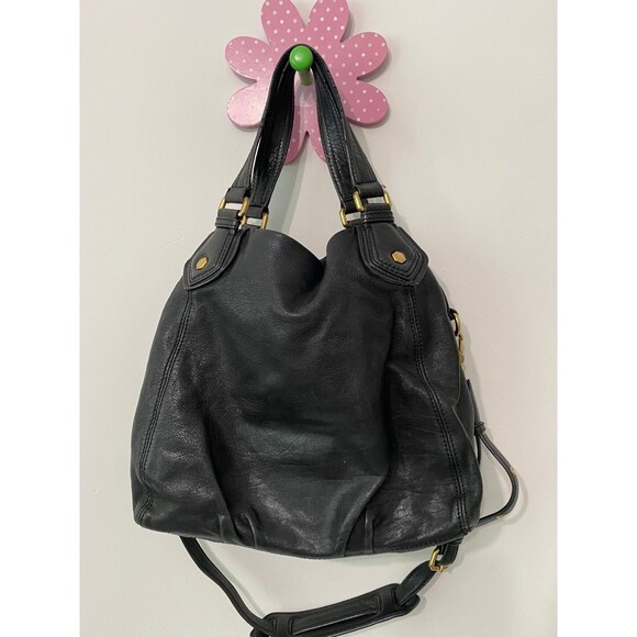 MARC JACOBS BLACK LEATHER FRANCESCA TOTE BAG - Picture 3 of 12